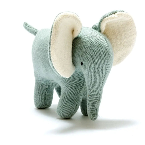 Ellis the Elephant Plush Toy - Greige Goods