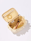 Ruffle Cosmetic Case - Greige Goods