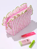 Fancy Large Zip Pouch - Greige Goods