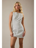 Boat Neck Sleeveless Dress - Greige Goods