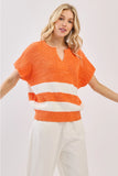 Stripe Knit Gameday Sweater