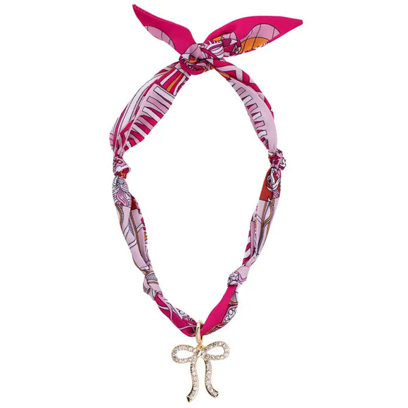 Cassie Bow Scarf Necklace