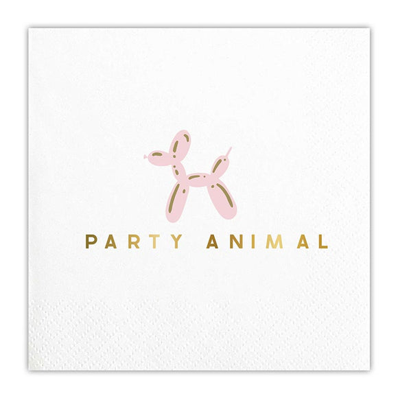 Party Animal Foil Napkins
