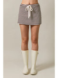 Easy Days Stripe Skort