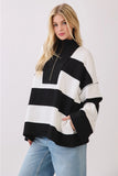 Game day Stripe Pullover - Greige Goods