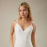 Lace Mini Dress - Greige Goods