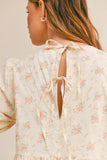 Floral Tie Back Dress - Greige Goods