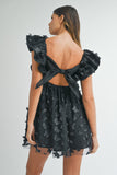 Butterfly Ruffle Dress - Greige Goods