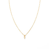 Gold Dainty Cross Necklace