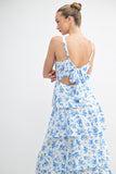 Floral Ruffle Midi Dress