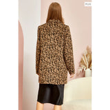 Plus Leopard Coat