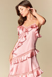 Rose Ruffle Maxi Dress - Greige Goods