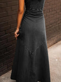 Button Front Denim Dress - Greige Goods