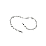 Silver Diamond Tennis Bracelet Links - Greige Goods