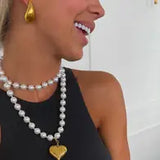 Wrap Around Pearl Necklace