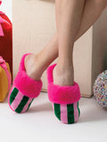 Felicity Stripe Slipper - Greige Goods