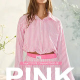 Ruffle Striped Top