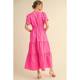 Solid Maxi Dress