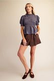 The Harper Top - Greige Goods