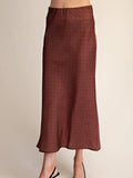 On the Dot Maxi Skirt - Greige Goods