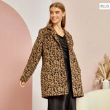 Plus Leopard Coat