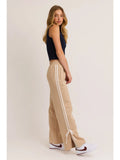 Bow Detail Track Pants - Greige Goods