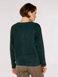 Ribbed Button Cuffed Sweater - Greige Goods