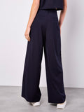 Pinstripe Pleat Tailored Pant