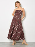 Polka Dot Jumpsuit - Greige Goods