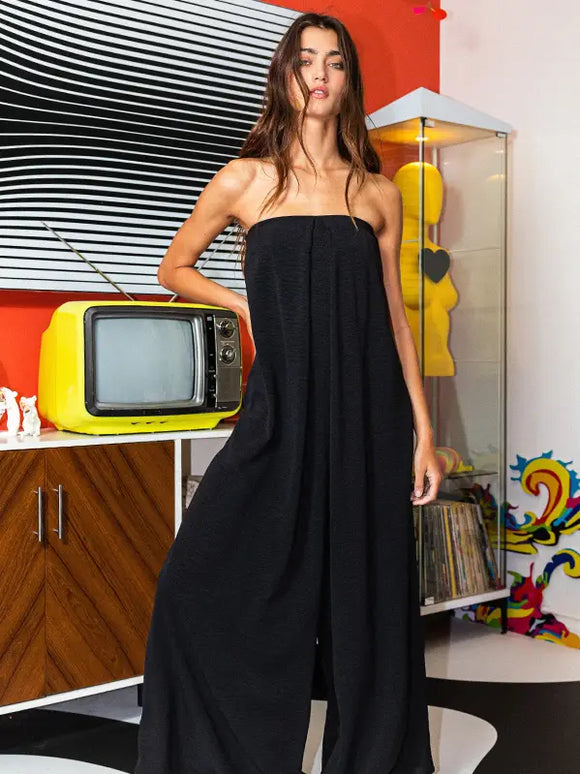 Strapless Flowy Jumpsuit