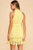 Lemon Lace Dress