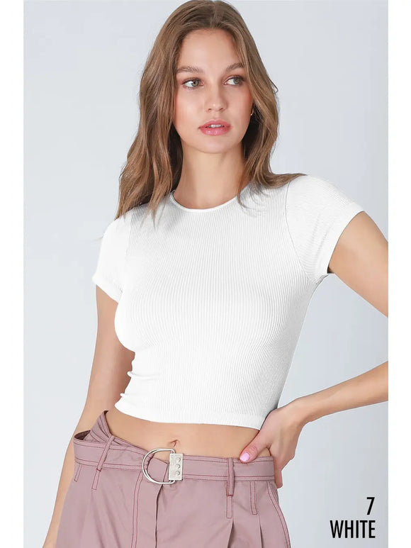 Ribbed Baby Tee