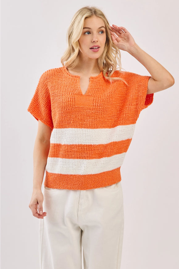 Stripe Knit Gameday Sweater