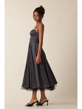 Polka Dot Lace Dress - Greige Goods