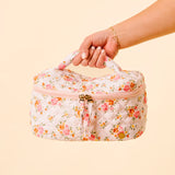 Glam & Go Quilted Cosmetic Bag - Greige Goods
