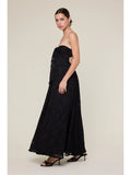 Floral Embossed Maxi Dress