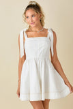 Stretch Denim Mini Dress - Greige Goods