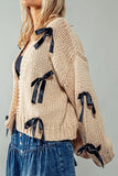 Bow Kissed Knit Cardigan