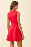 Fit & Flare Bow Dress - Greige Goods