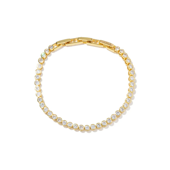 Gold Diamond Tennis Bracelet