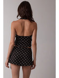 Polka Dot Top & Mini Skort Set - Greige Goods