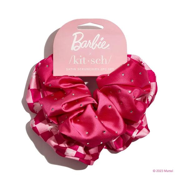 Barbie Satin Scrunchie Set - Greige Goods