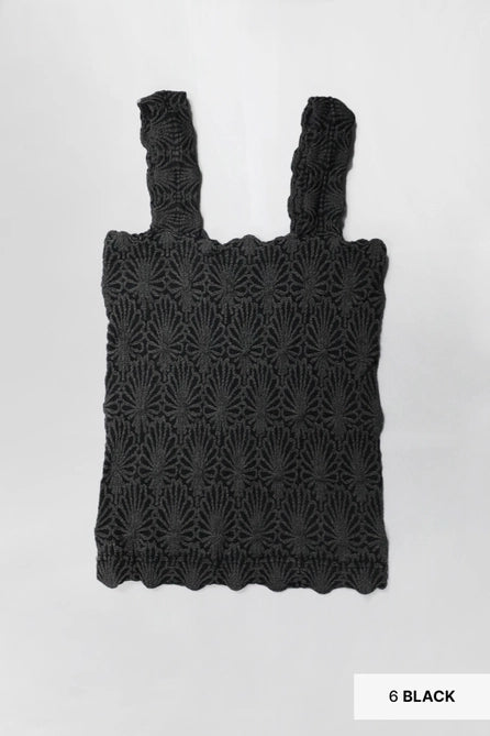 Lace Square Neck Tank