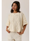 Coffe Shop Knit Top