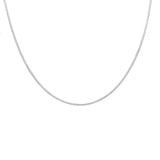 Silver Micro Herringbone Necklace - Greige Goods