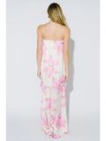 Floral Strapless Maxi Dress - Greige Goods