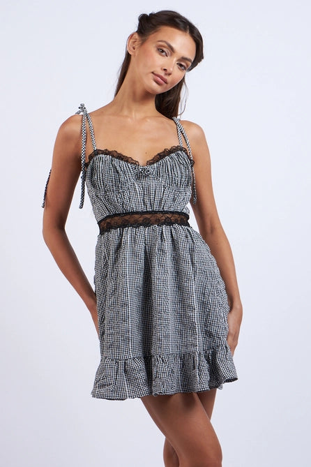Checker Tie Strap Mini