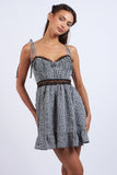Checker Tie Strap Mini