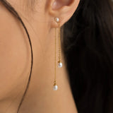 Pearl Drop Earrings - Greige Goods