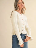 Little Details Cardigan - Greige Goods